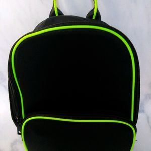 NWOT 🆕 Neon Green and Black Mini Backpack